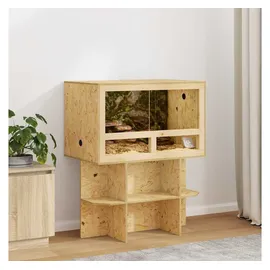 vidaXL Terrarienbasis Braun 80 x 50 x 50 cm OSB