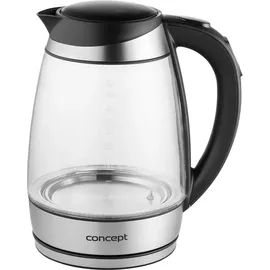 Concept RK4120 mit 1,7 Liter Fassungsvermögen, mit Filter, mit Temperatureinstellung, Keep WARM, Exklusives Design