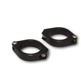 Highsider CNC Standrohrschellen 38-41mm schwarz 1 Paar