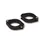 Highsider CNC Standrohrschellen 38-41mm schwarz 1 Paar