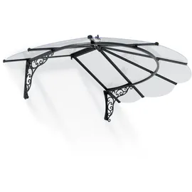 CANOPIA Vordach Iris 175 x 80 cm schwarz