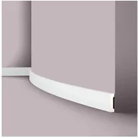 NOEL & MARQUET NMC FT2 Flex WALLSTYL Flexible Sockelleiste Wandleiste Friesleiste 2 m 200 cm x 1,3 cm x 5,8 cm Weiß