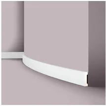 NOEL & MARQUET NMC FT2 Flex WALLSTYL Flexible Sockelleiste Wandleiste Friesleiste 2 m 200 cm x 1,3 cm x 5,8 cm Weiß