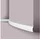 NOEL & MARQUET NMC FT2 Flex WALLSTYL Flexible Sockelleiste Wandleiste Friesleiste 2 m 200 cm x 1,3 cm x 5,8 cm Weiß