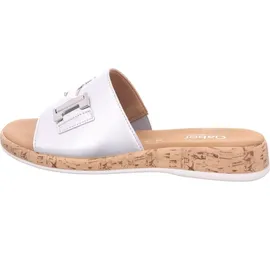 Gabor Pantolette silber, 40-40,5