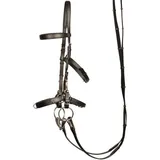 Harry's Horse Kappzaum Trense Leder Schwarz