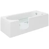 hak Handelsagentur Koch CASCADE Badewanne mit Tür/Seniorenbadewanne 169,5x70cm Ausführung Links