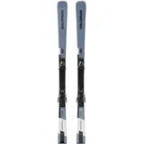 SALOMON Herren All-Mountain Ski E S/MAX 10 + M11 GW L80 Co, Größe 170 in Grau Copen Blue/Black/White