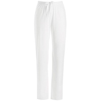 Hanro Damen Hose lang Cotton Deluxe, Weiß (white 0101), 50/52 (Herstellergröße: XL) - XL