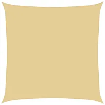 vidaXL Sonnensegel Sandfarbe 4x4 m 100% Polyester Oxford