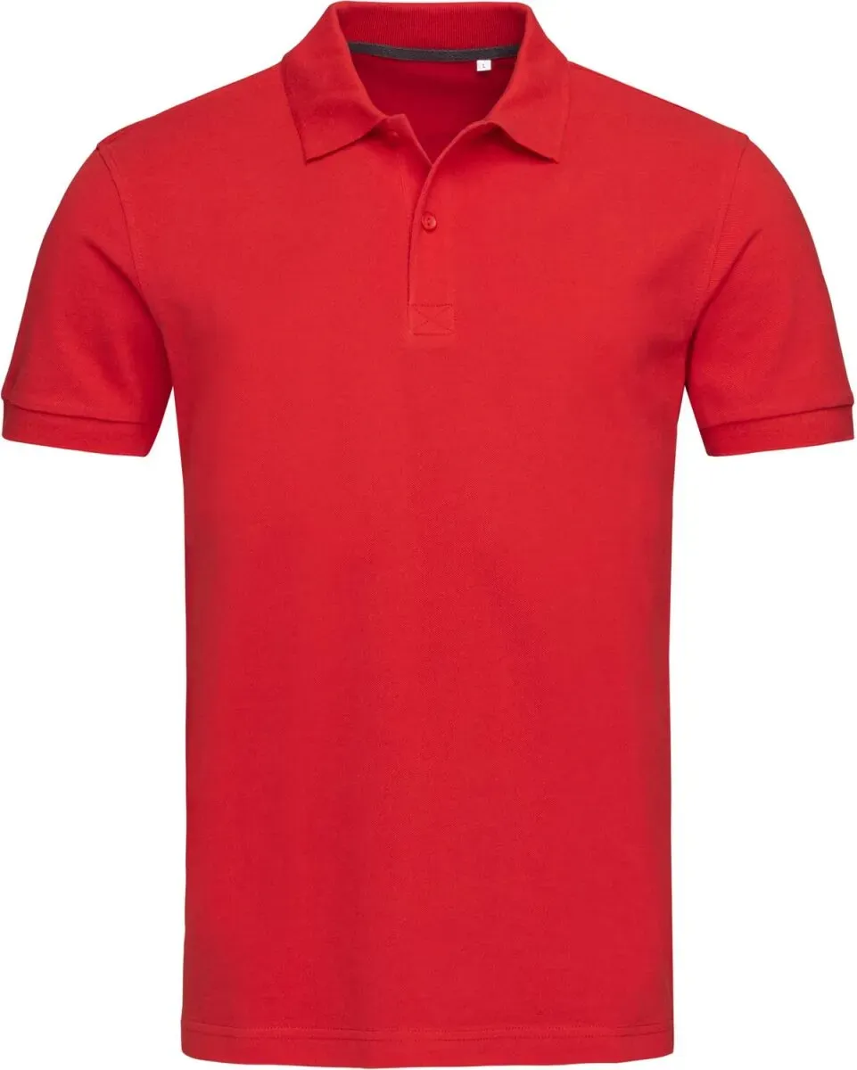 Stedman Herren Piqué Polo 'Henry' ST9050 crimson red XL