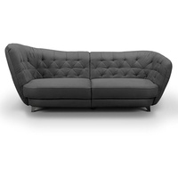 Big-Sofa - anthracite - Retro - links Sofa Wohnlandschaft Couch