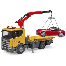 Bruder 03552 Scania Super 560R Abschlepp-LKW m. L+S Modul + Bruder Roadster