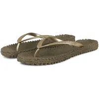 Ilse Jacobsen Damen Glitzer Flip Flop, CHEERFUL01 Zehentrenner, Braun Club Brown - 41 EU