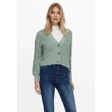 Only Strickjacke ONLCAROL NICE L/S Cardigan KNT NOOS Grün S