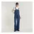 G-Star für Damen. D25305-D536-G804 Zip-Latzhose mit geradem Bein blau (S), Lässig, Baumwolle, Denim