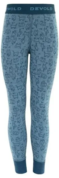 Devold of Norway DUO Active Merino Longs KID moon (313A) 4