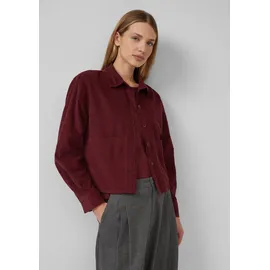 s.Oliver Verkürzte Feincord-Bluse mit aufgesetzten Taschen - 40