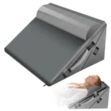 YedZen Keilkissen Bett, Verstellbares Keilkissen Lesekissen für Bett, Couch, Waschbar Rückenkissen, Memory-Schaum Rückenstützkissen, Rückenlehne für Reflux Schlafapnoe, Lesen, Beinkissen, Schnarchen