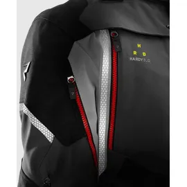 Rebelhorn Hardy 3.0 Textiljacke Grau/Schwarz/Rot XS