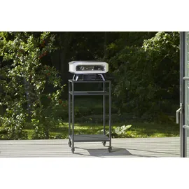 cozze Grilltisch 60 x 60 x 110 cm Stahl schwarz
