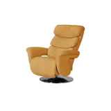 HIMOLLA Relaxsessel 7628 Leder 83 x 109 x 90 cm Gelb mit Relax-Funktion