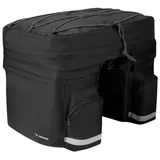 TRIZAND Gepäckträgertasche 60 l schwarz