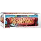 Eurographics Puzzle 1000 Teile Panorama - Labrador Hundesofa