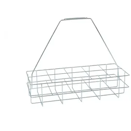 ich-zapfe Flaschenträger für 10 x 1 L Flaschen blau chromatiert