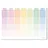 Häfft Wochenplan Pure A4 Rainbow