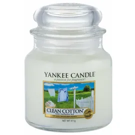 Yankee Candle Clean Cotton mittelgroße Kerze 411 g