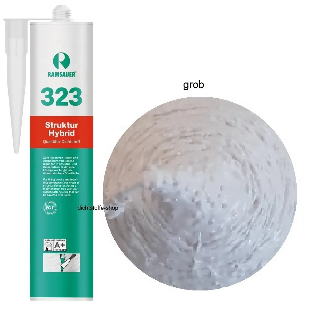 Ramsauer 323 Struktur Hybrid grob 1K Hybrid Dichtstoff 310ml Kartusche