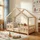 [en.casa] Kinderbett Treviolo 70 x 140 cm Kiefer naturbelassen beige