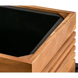 Dehner New York 115 x 94 x 52 cm Braun/Schwarz