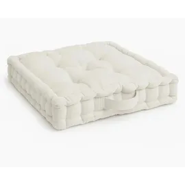 Beautissu Sitzkissen 50 x 50 x 10 cm beige 5-tlg.