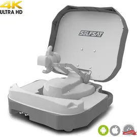 Selfsat Caravan Mobil Single vollautomatische Satellitenantenne incl. iOS / Android Steuerung - Weiß