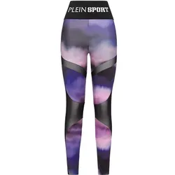 PLEIN SPORT Damen Tight, Lila, S