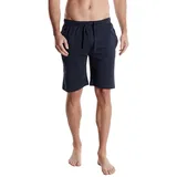 Tom Tailor Bermudas »Cansas« Bindeband, Seitentaschen, bequem, atmungsaktiv, elastisch, Gr. 48S - N-Gr, blau-dunkel-uni, , 35316910-48 N-Gr