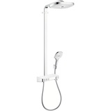 Hansgrohe Raindance Select E Showerpipe 300 3jet mit ShowerTablet Select 300 weiss/chrom 27127400