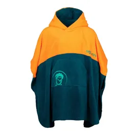 TROLLKIDS Kids Kvalvika Surf Poncho 128 sahara sunset
