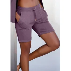 Bench.  Bermudas, mit aufgeschlagenen Beinsäumen und seitlichen Taschen, Gr. 40/42 - N-Gr, mauve-meliert, , 77367466-40 N-Gr