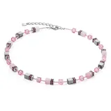 Coeur De Lion 4017/10-1900 Damen-Halskette GeoCUBE Iconic Precious Rosa