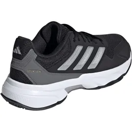adidas Courtjam Control 3 Core Black/Silver Metallic/Grey four