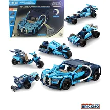 CaDA Bricks Stunt Storm 6in1 Pull Back 128-tlg.