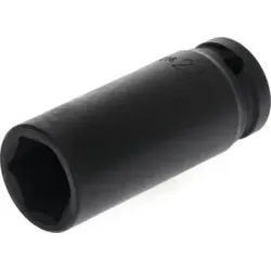 Gedore red Schlagschraubereinsatz, Nuss, 1/2" 12,5 mm Antrieb, 6-kant, SW 22 mm, lang, maschinenbetätigt, Auto/KFZ, R63002216