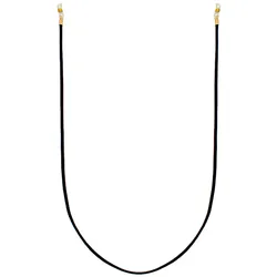 Elli Brillen-Kette Synthetisches Leder 925 Silber 60 Damen 