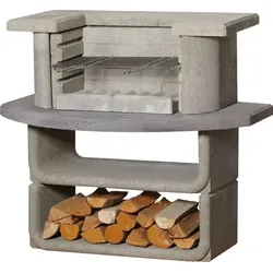 Buschbeck Grillbar Kingston BBQ Kohlegrill Grill Gartengrill Holzkohlegrill