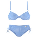 LASCANA Bügel-Bikini Gr. 40, Cup B, hellblau, Gr.40