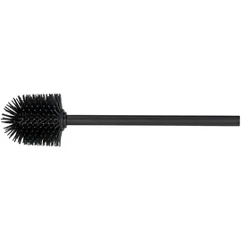Wenko WC-Bürste Ersatzbürste Silikon Schwarz (Ø 8 cm)
