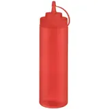 APS Quetschflasche, 6er Set 93258 , Maße (Ø x H): 7 x 26,5 cm, Farbe rot